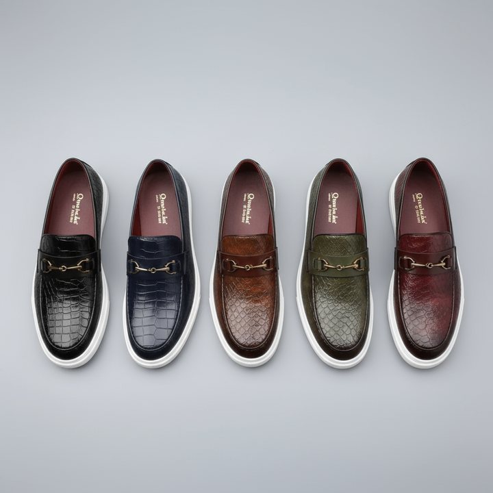 Marco | Men's Textured Slip On Casual Loafers