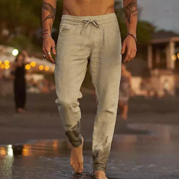 Soren | Men's Relaxed Fit Drawstring Summer Trousers
