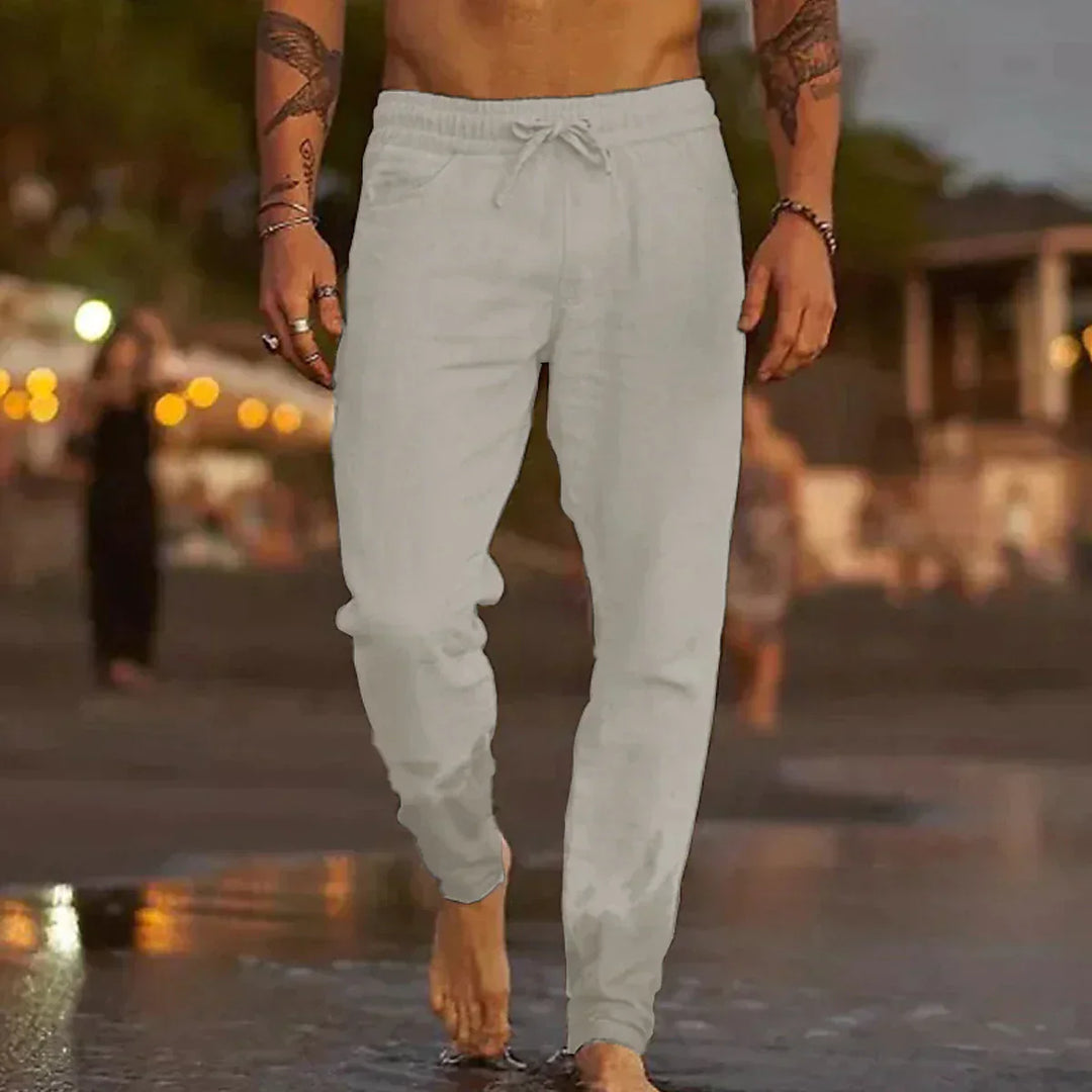 Arlo | Men's Relaxed Fit Drawstring Beach Trousers