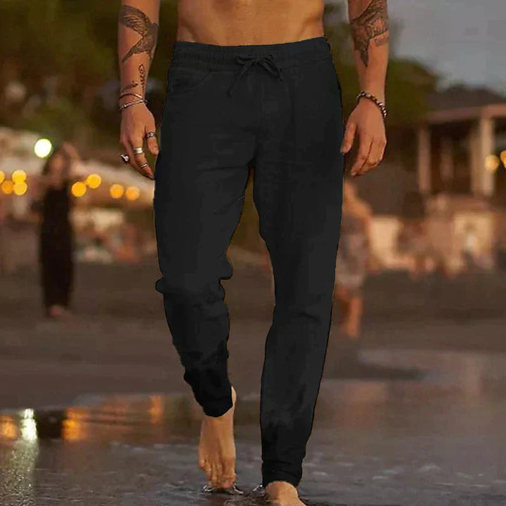 Soren | Men's Relaxed Fit Drawstring Summer Trousers