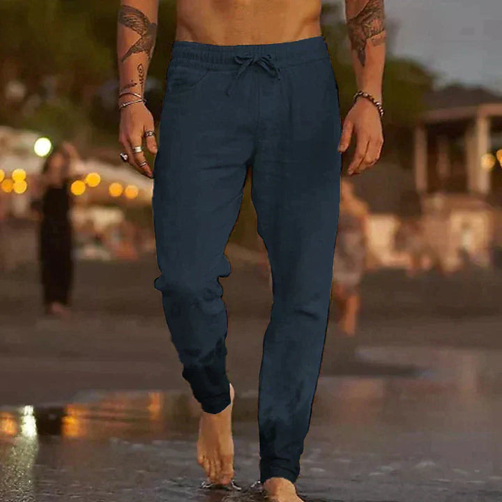 Arlo | Men's Relaxed Fit Drawstring Beach Trousers