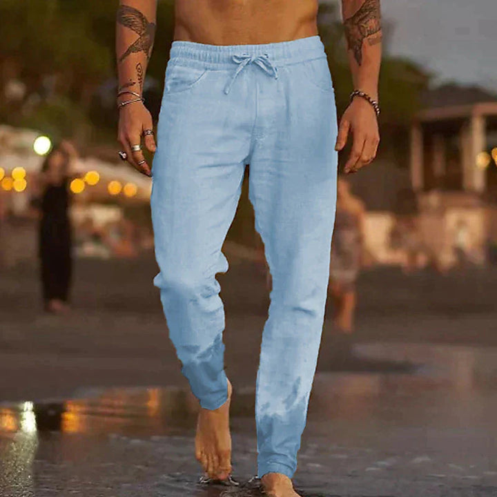 Arlo | Men's Relaxed Fit Drawstring Beach Trousers
