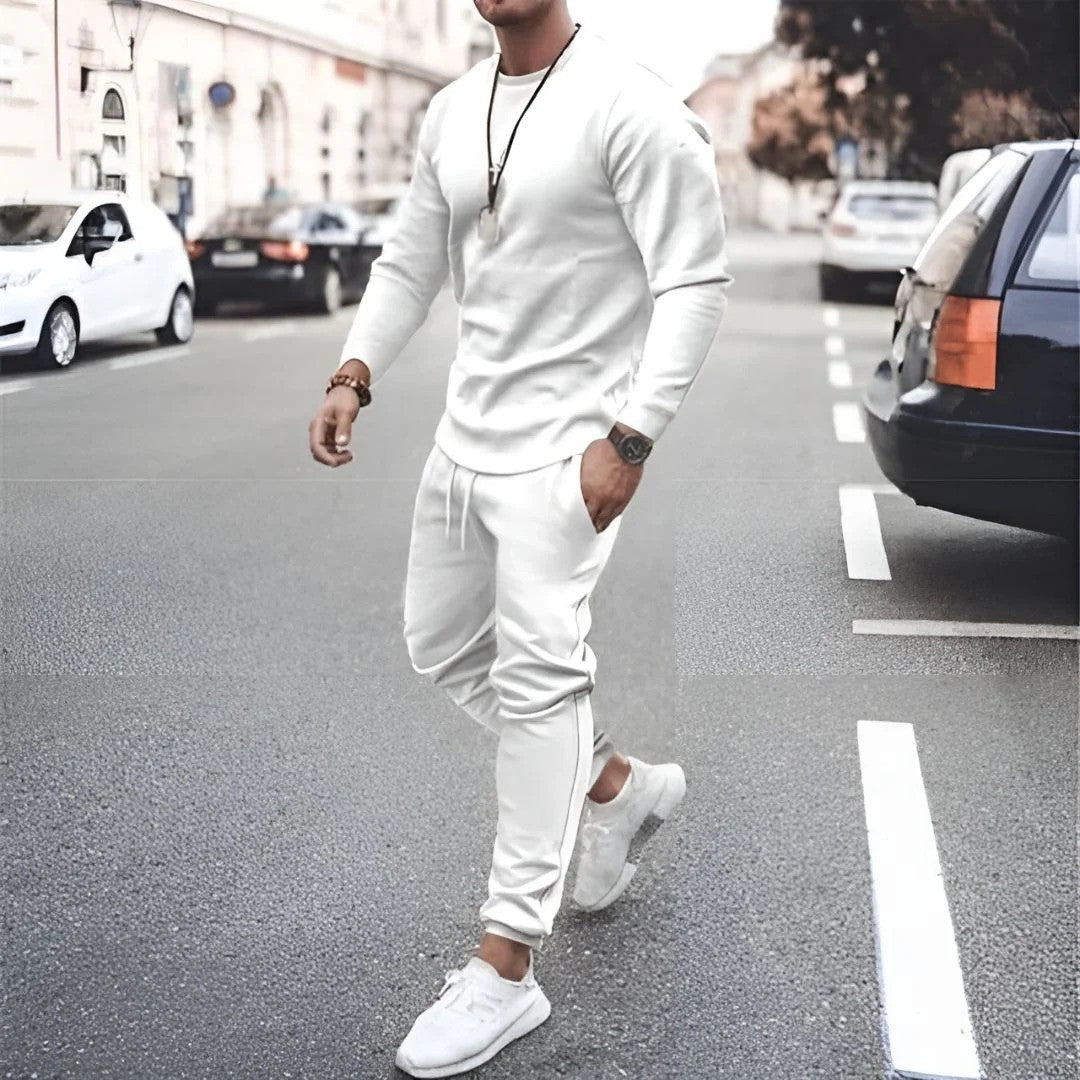 Ethan | Men's Slim-Fit Zip-Up Tracksuit Set