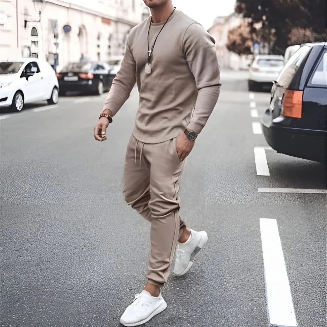 Ethan | Men's Slim-Fit Zip-Up Tracksuit Set