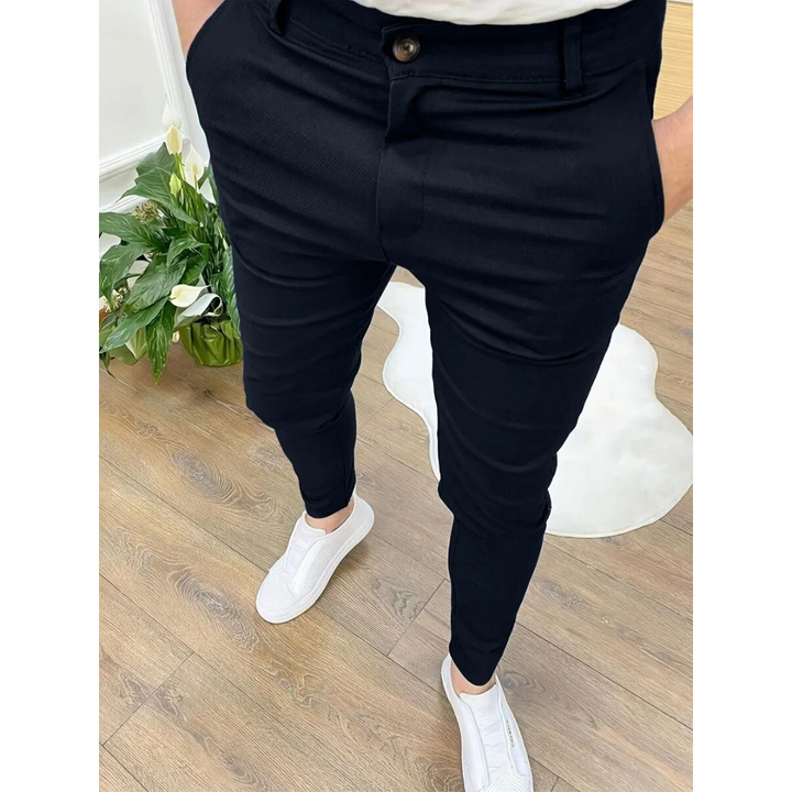Liam | Men's Slim-Fit Stretch Casual Trousers