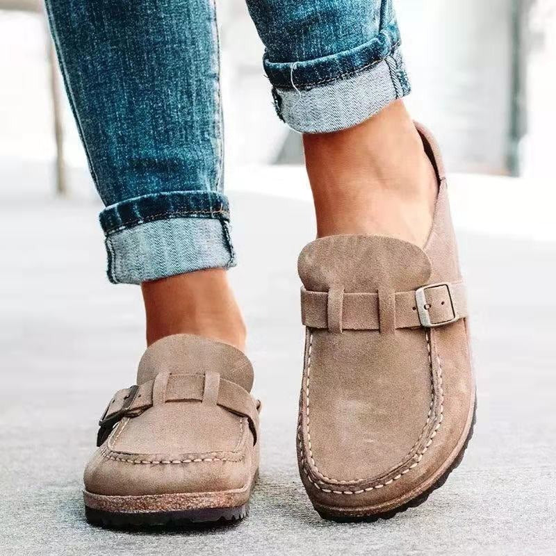 Clara | Women's Supportive Slip-On Buckle Loafers