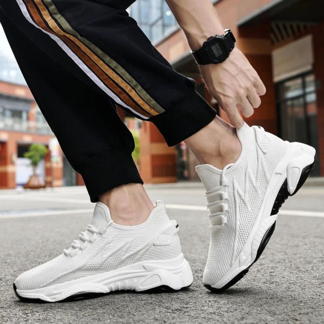 Axel | Men's Knit Chunky Sole Casual Sneakers