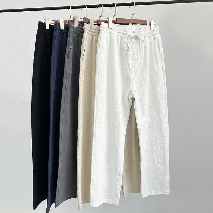 Owen | Men's Relaxed Drawstring Wide-Leg Pants