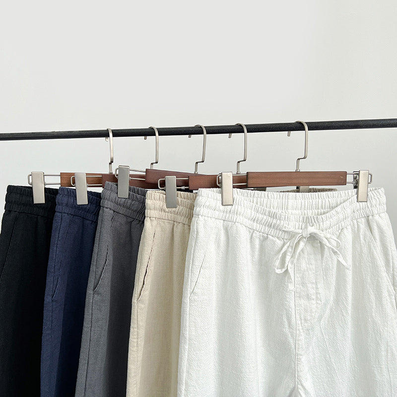 Owen | Men's Relaxed Drawstring Wide-Leg Pants