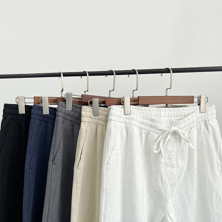 Owen | Men's Relaxed Drawstring Wide-Leg Pants