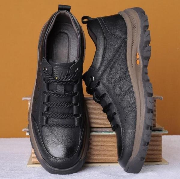 Ethan | Men's Rugged Leather Lace Up Shoes