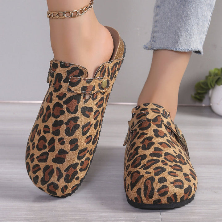 Zarelle | Women's Slip-On Buckle Strap Casual Clogs