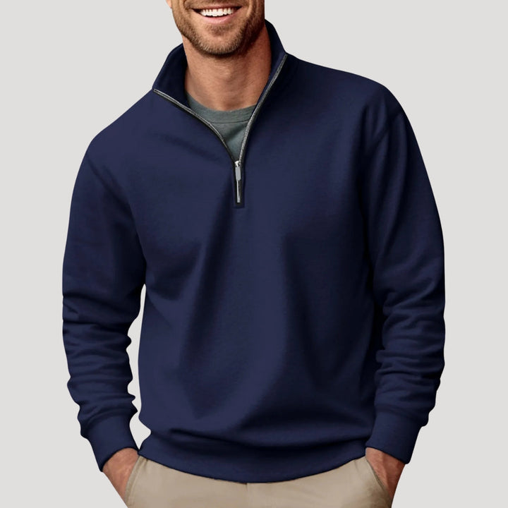Owen | Men's Quarter Zip Casual Knit Pullover