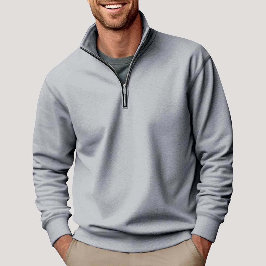 Owen | Men's Quarter Zip Casual Knit Pullover