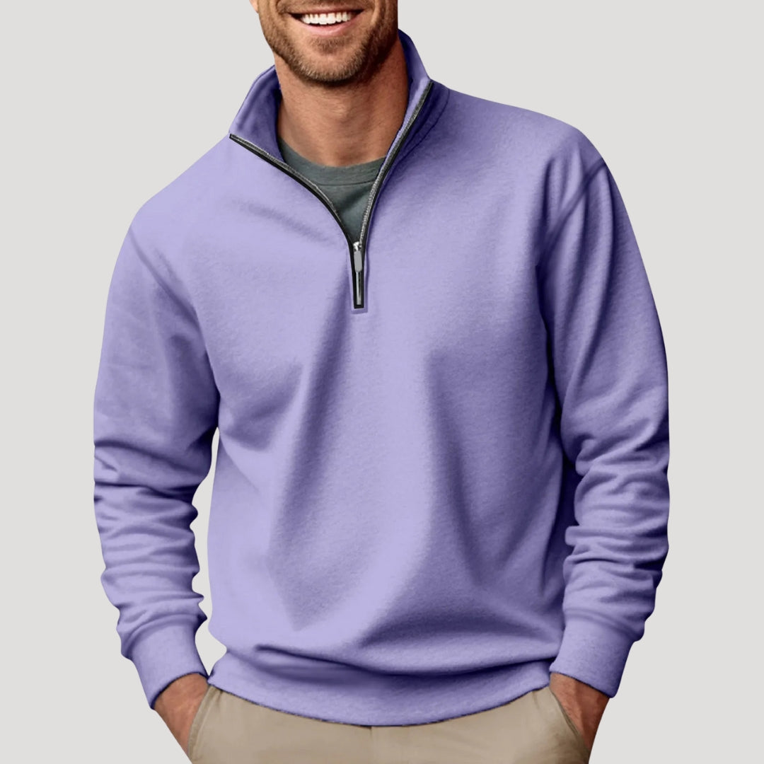 Owen | Men's Quarter Zip Casual Knit Pullover