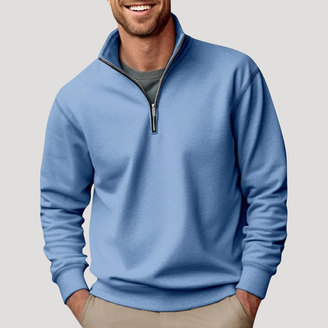 Owen | Men's Quarter Zip Casual Knit Pullover