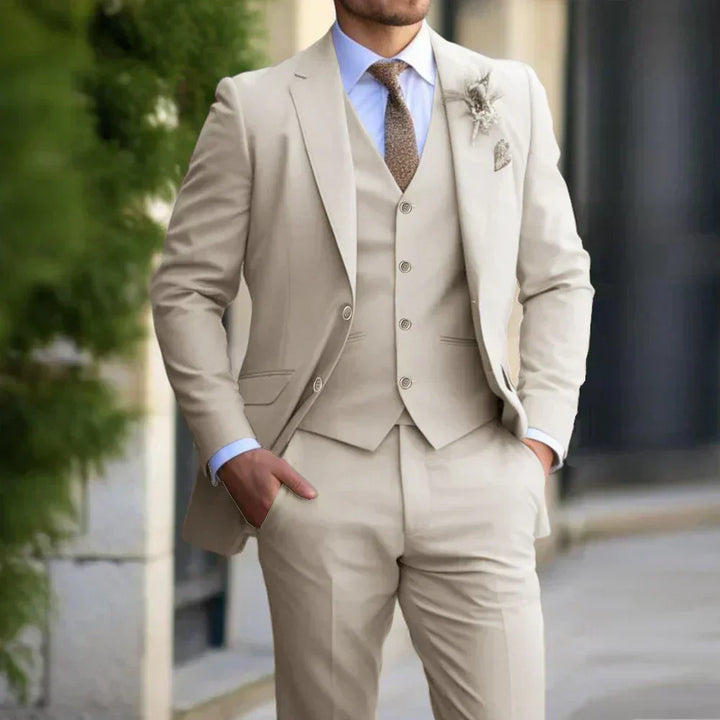 Mateo | Men's Tailored Three-Piece Formal Suit Set