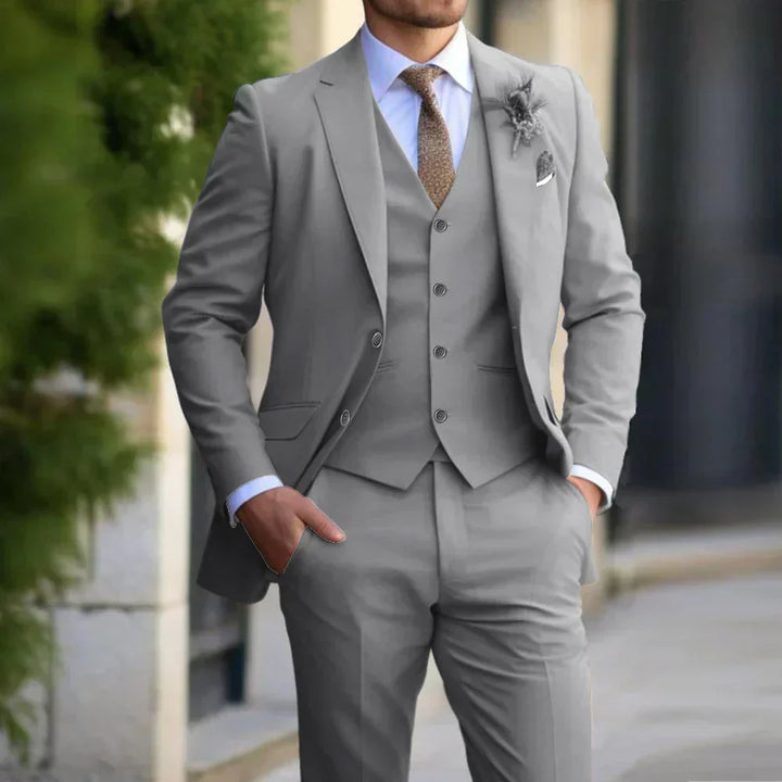 Mateo | Men's Tailored Three-Piece Formal Suit Set