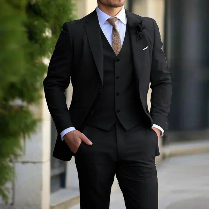Mateo | Men's Tailored Three-Piece Formal Suit Set