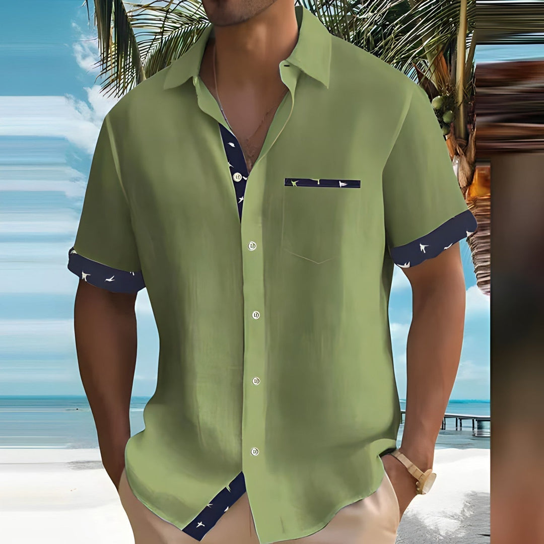Luca | Men's Lightweight Collared Summer Shirt