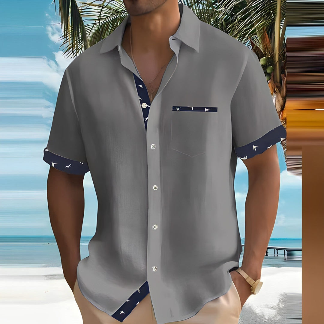 Luca | Men's Lightweight Collared Summer Shirt