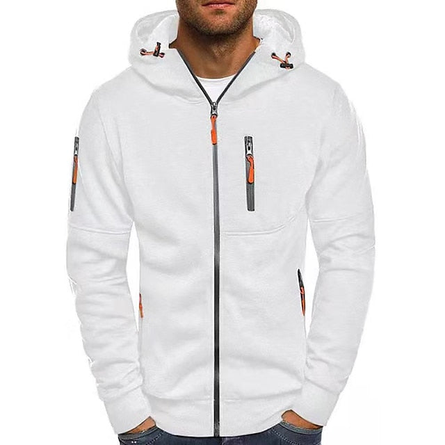 Logan | Men's Zip-Up Hooded Sweatshirt