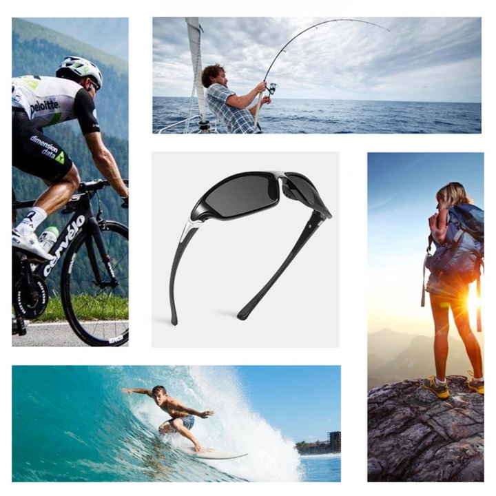 Men's Polarized Sports Sunglasses UV-Protection Lightweight Outdoor