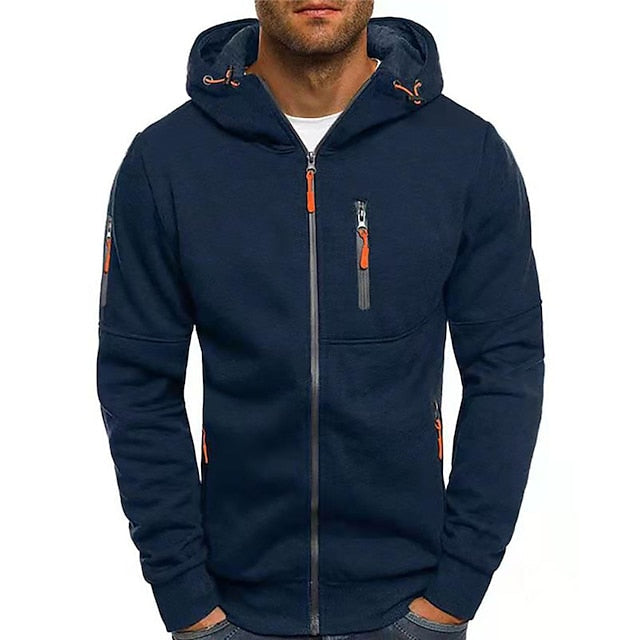 Logan | Men's Zip-Up Hooded Sweatshirt
