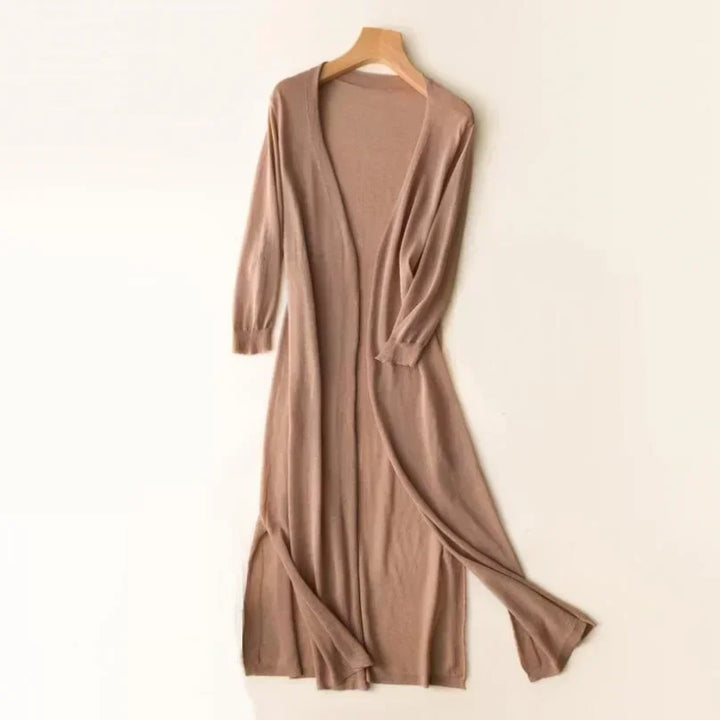 Ivy | Women's Long Lightweight Open Front Cardigan