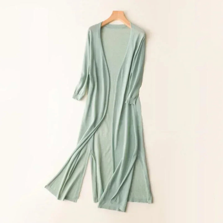 Ivy | Women's Long Lightweight Open Front Cardigan
