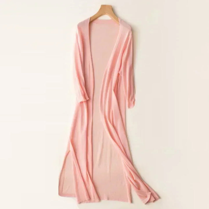 Ivy | Women's Long Lightweight Open Front Cardigan