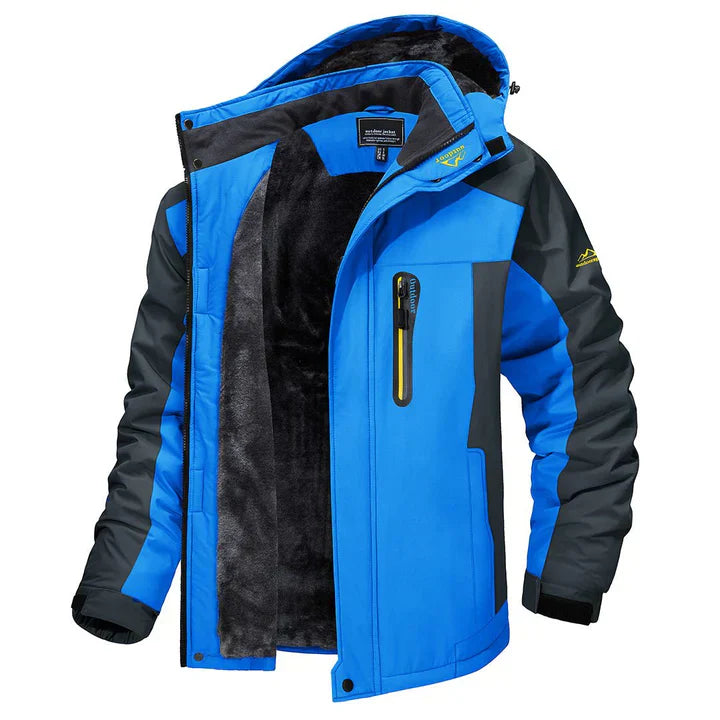 Men's Waterproof Wind-Resistant Winter Jacket Insulated Outdoor Coat