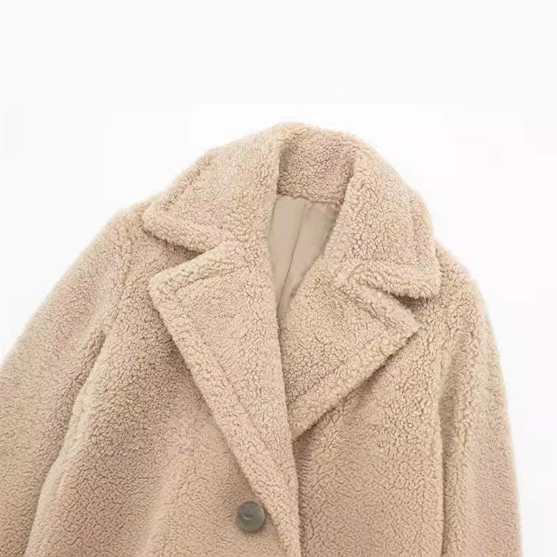 Vera | Women's Longline Teddy Coat Jacket