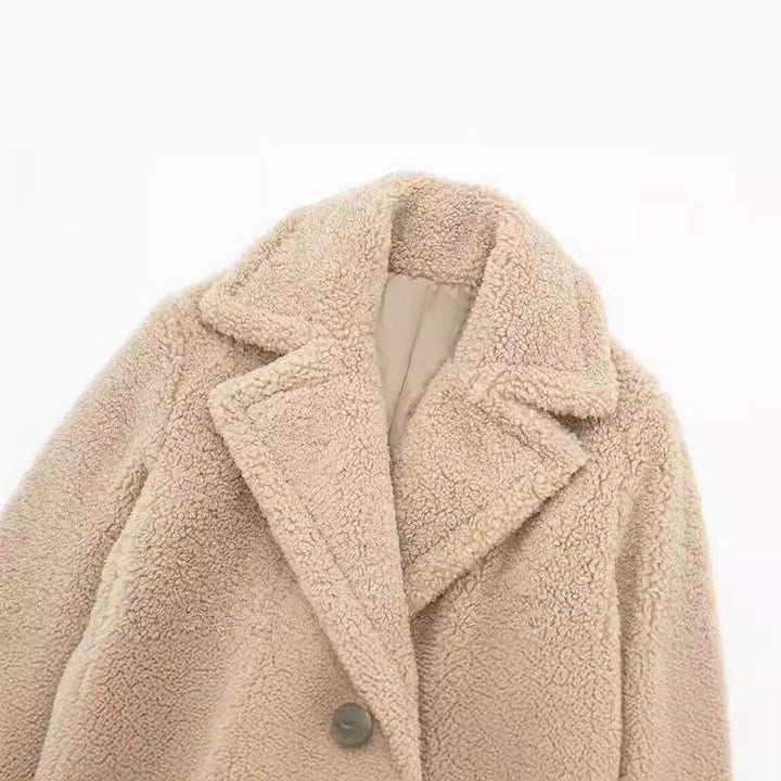 Vera | Women's Longline Teddy Coat Jacket