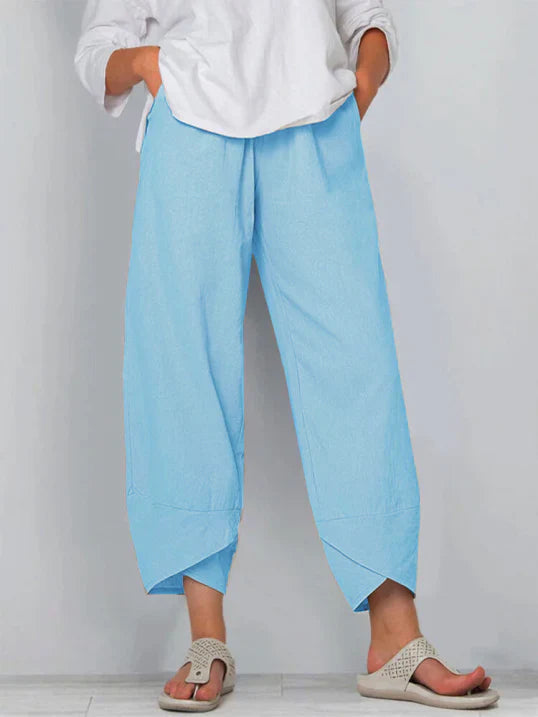 Camila | Women's High Waist Wide-Leg Tulip Pants