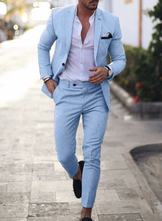 Leon | Men's Slim Fit Tailored Two Piece Suit