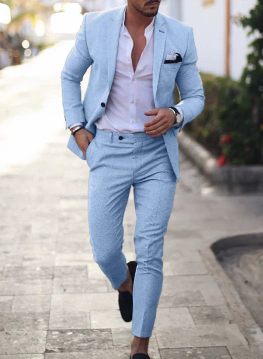 Dorian | Men's Tailored Slim Fit Two-Piece Suit Set