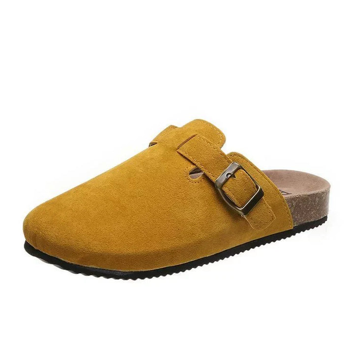 Zarelle | Women's Slip-On Buckle Strap Casual Clogs