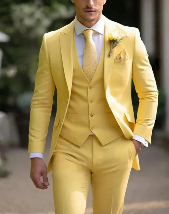 Victor | Men's Tailored Three-Piece Suit