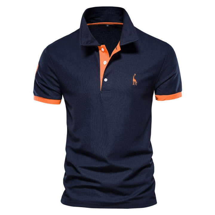 Adrian | Men's Slim Fit Polo With Contrast Trim