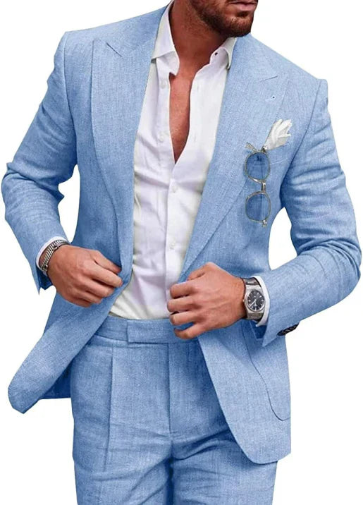 Sebastian | Men's Tailored Two-Piece Blazer Suit Set