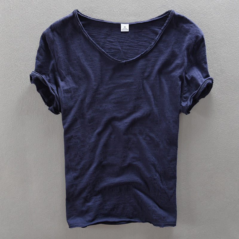 Leo | Men's Short Sleeve V-Neck T-Shirt