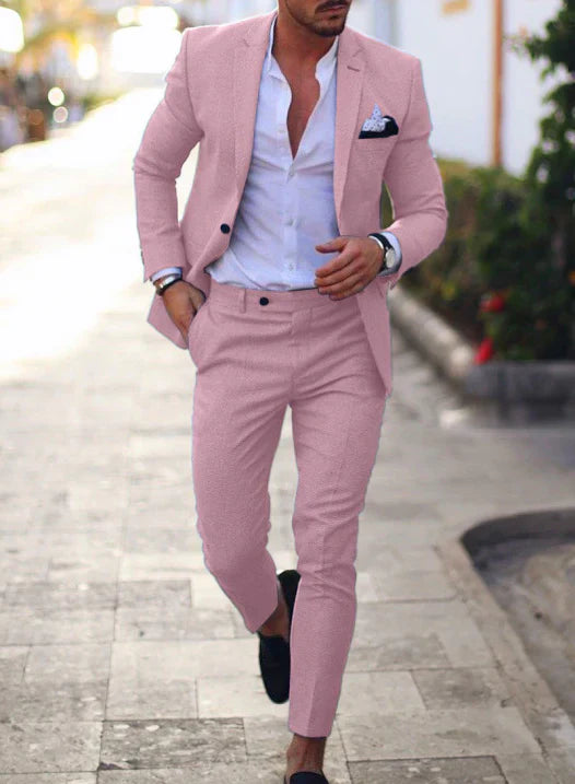 Dorian | Men's Tailored Slim Fit Two-Piece Suit Set