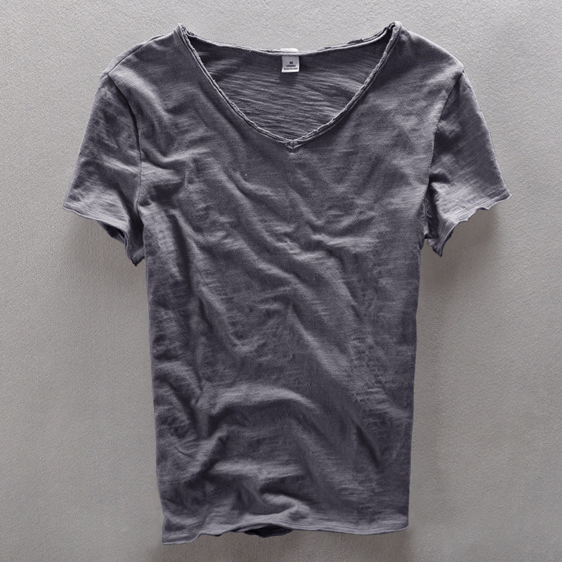 Leo | Men's Short Sleeve V-Neck T-Shirt