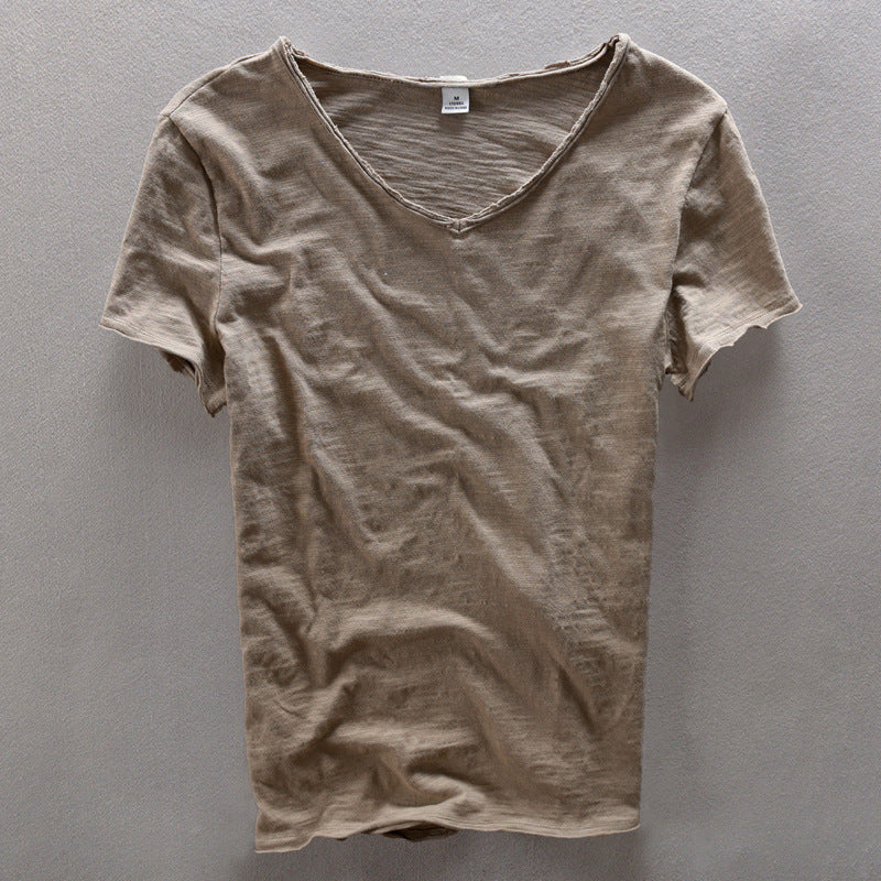 Leo | Men's Short Sleeve V-Neck T-Shirt