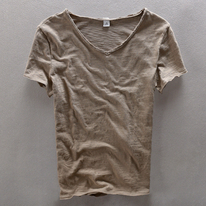 Leo | Men's Short Sleeve V-Neck T-Shirt