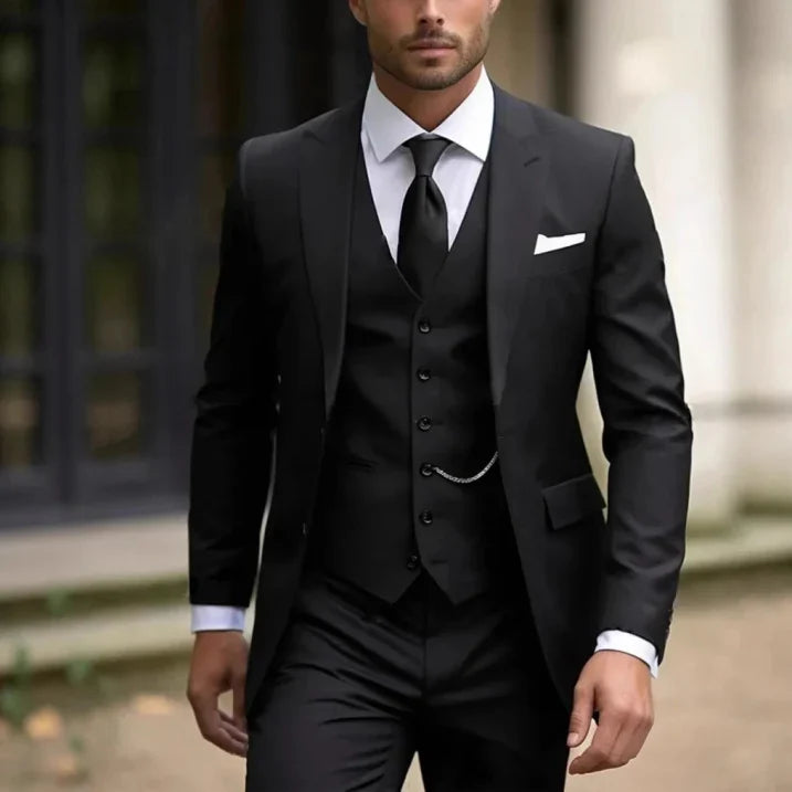 Victor | Men's Tailored Three-Piece Suit