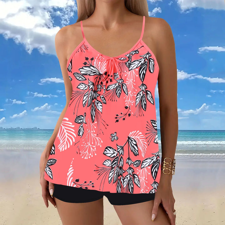 Aria | Women's Floral Two-Piece Tankini Swim Set