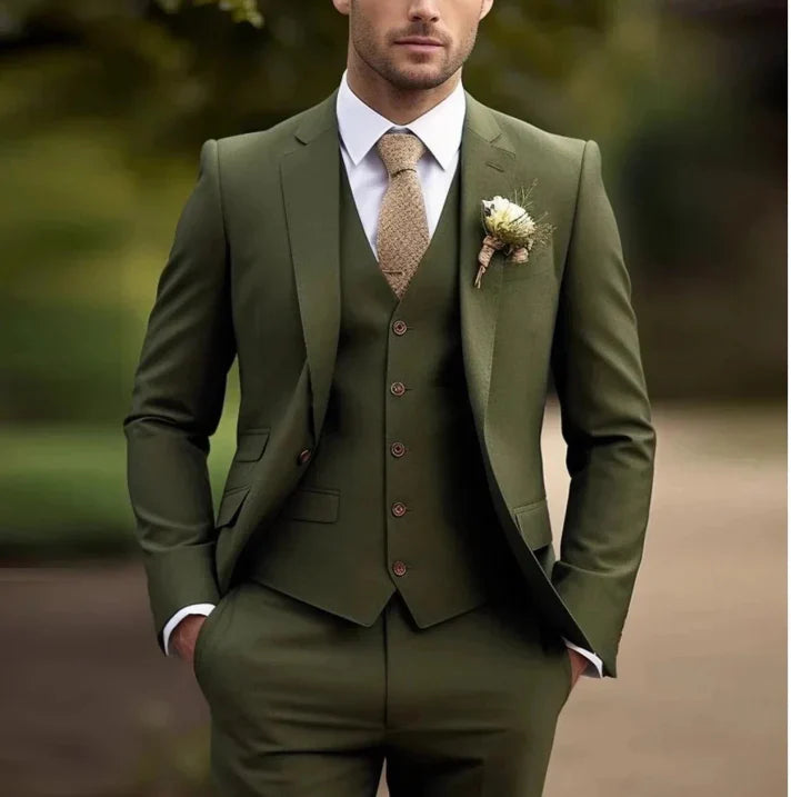 Victor | Men's Tailored Three-Piece Suit