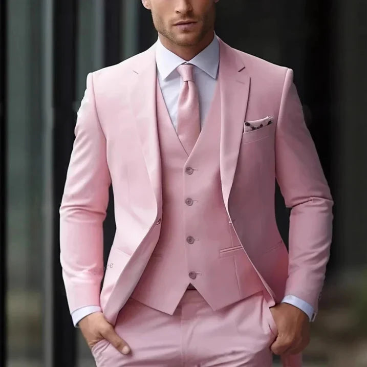 Victor | Men's Tailored Three-Piece Suit